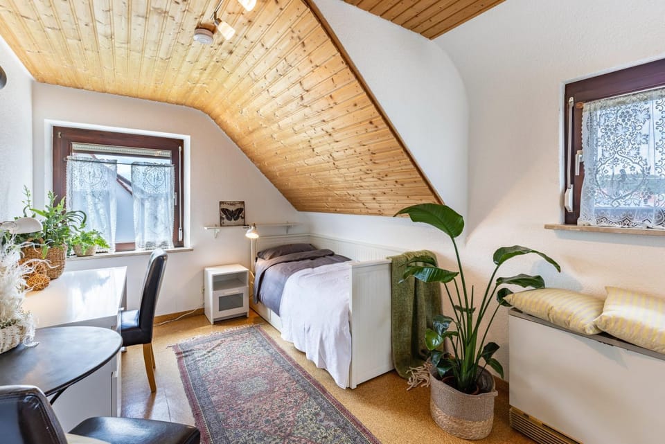 Property building, Living room, Bedroom