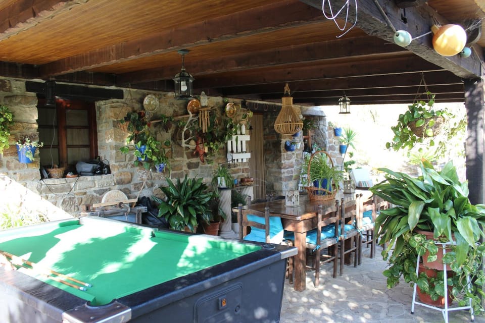 Patio, Natural landscape, Billiard
