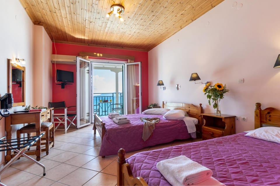 Property building, Living room, Bedroom