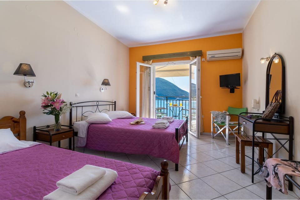 Property building, Living room, Bedroom