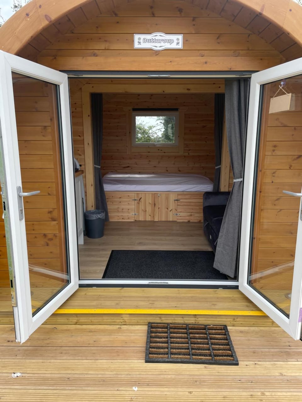 Facade/entrance, Bed, Bedroom