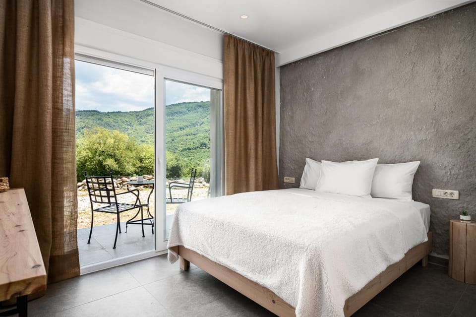 Bed, Natural landscape, Bedroom