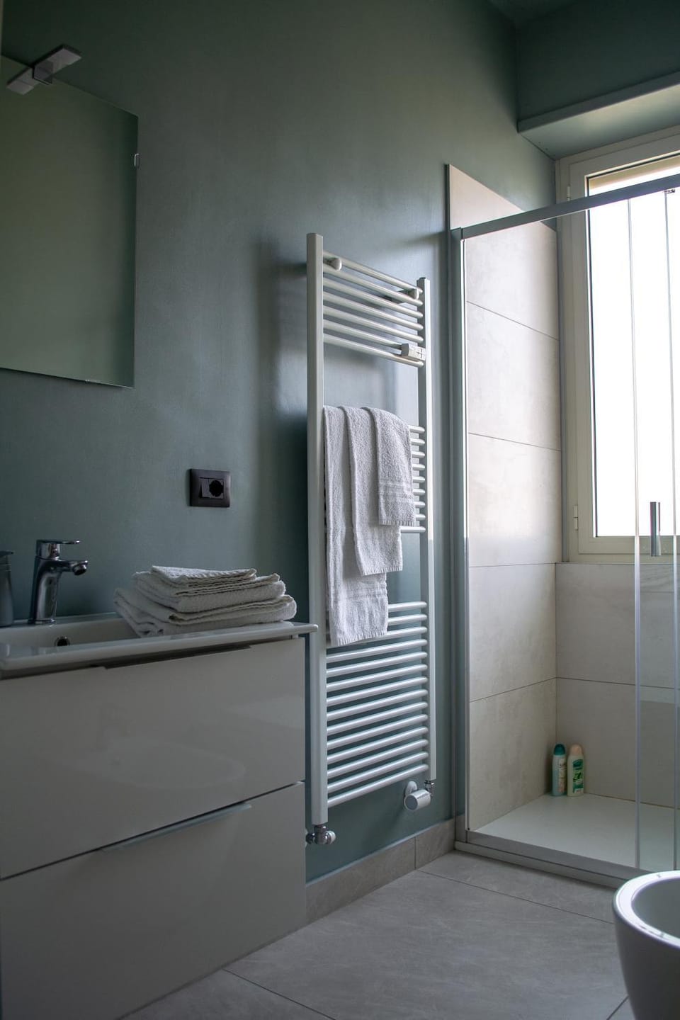 Shower, Bathroom, towels