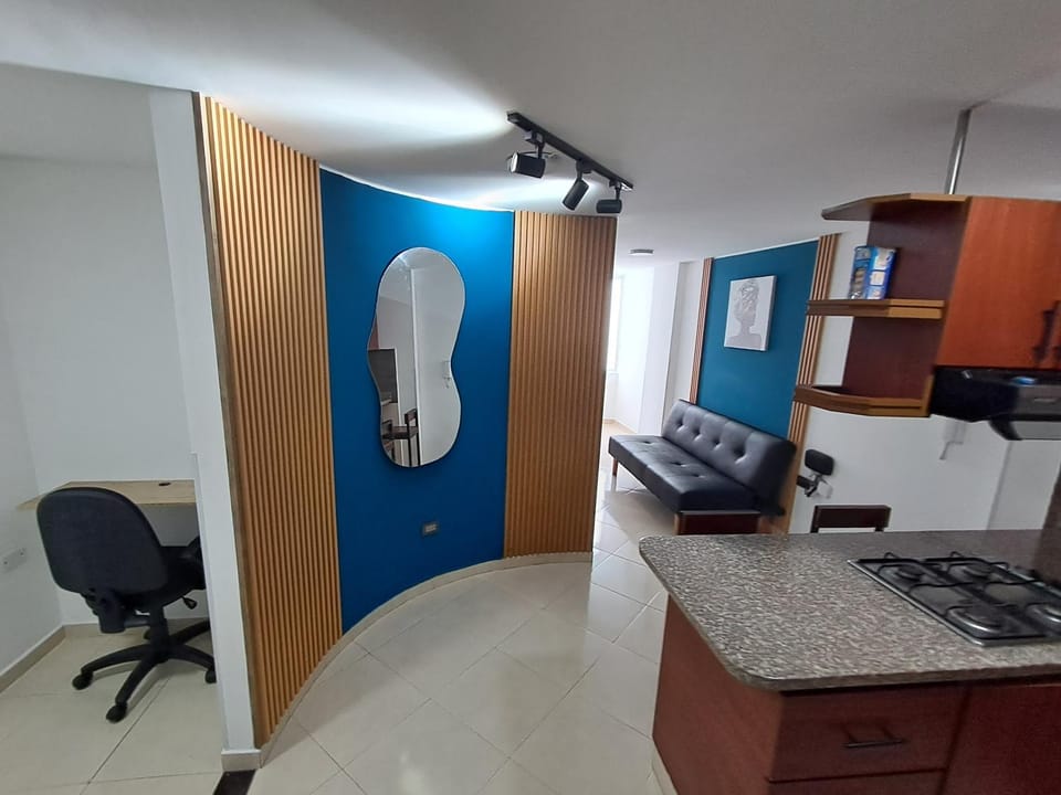 Apartaestudio equipado, parking y workspace Apartment in Bucaramanga