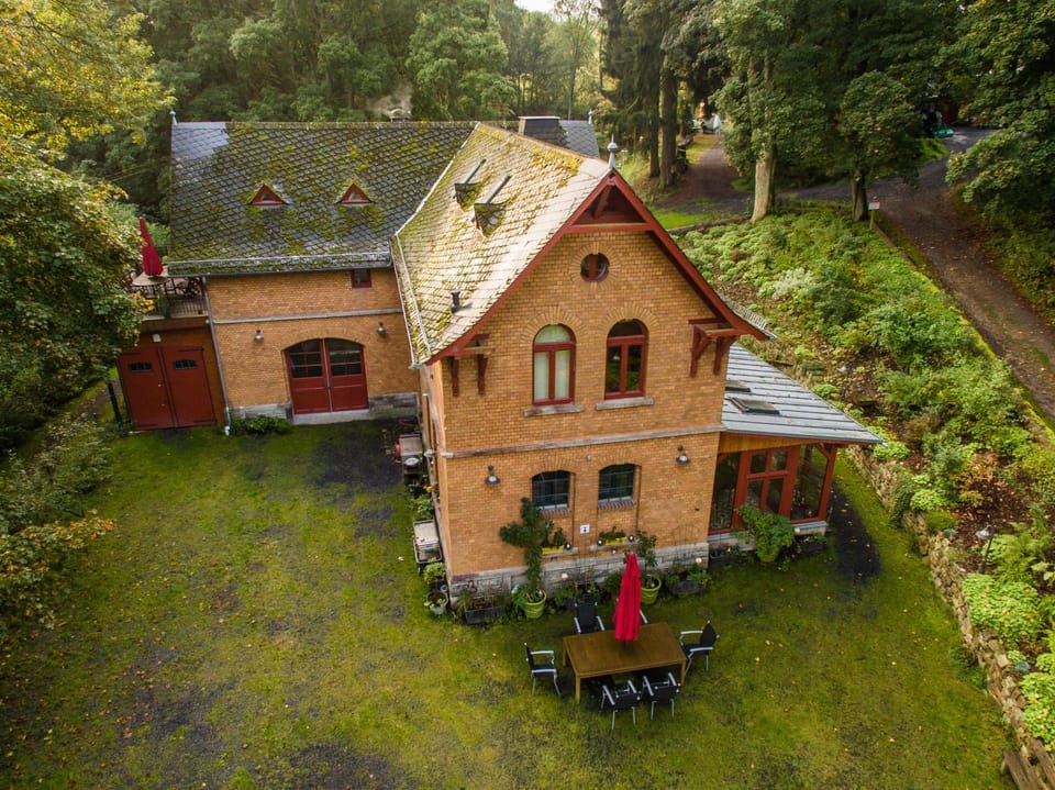 Property building, Garden view