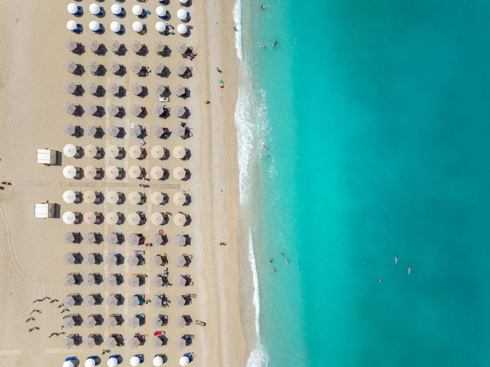 Bird's eye view, Beach