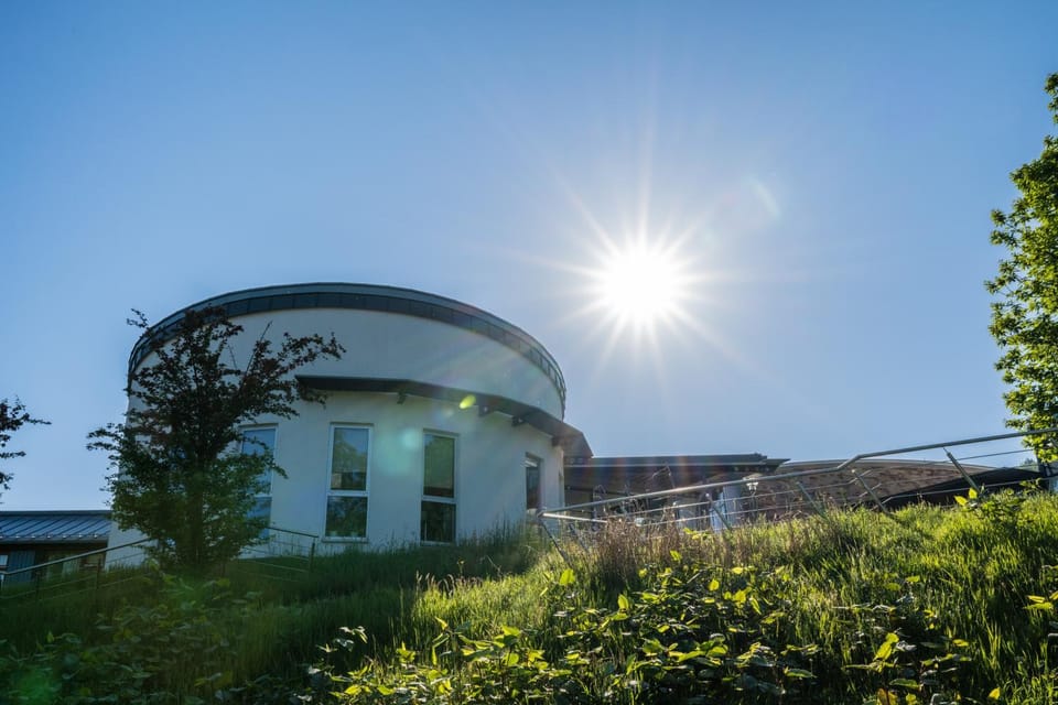 Property building, Facade/entrance, Sunrise