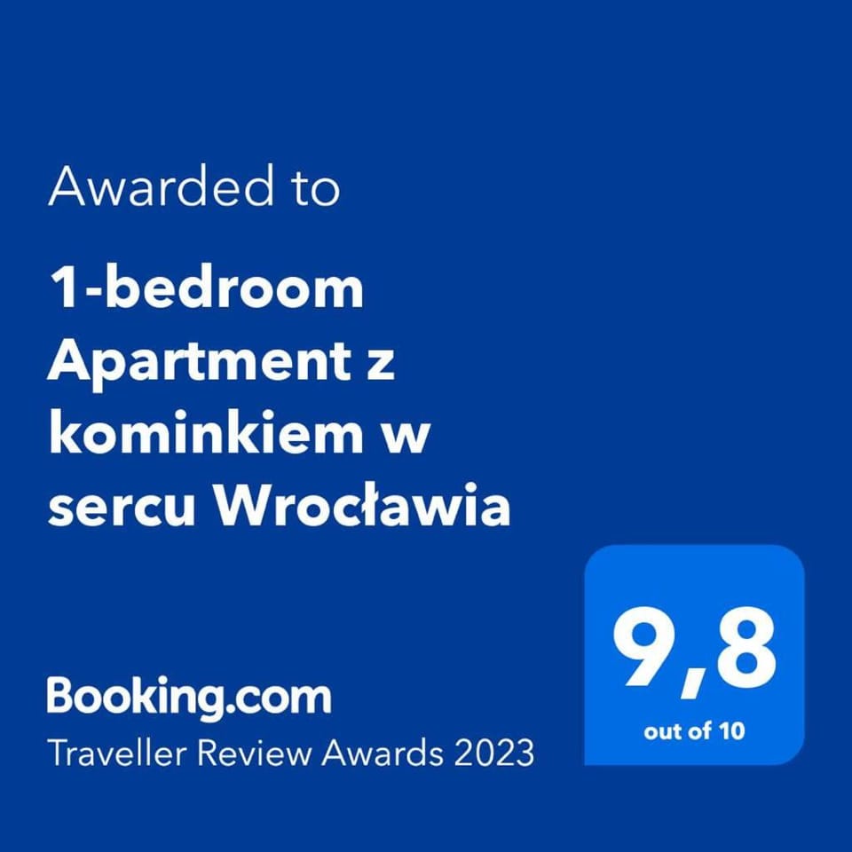 Apartment z kominkiem w sercu Wrocławia Apartment in Wroclaw