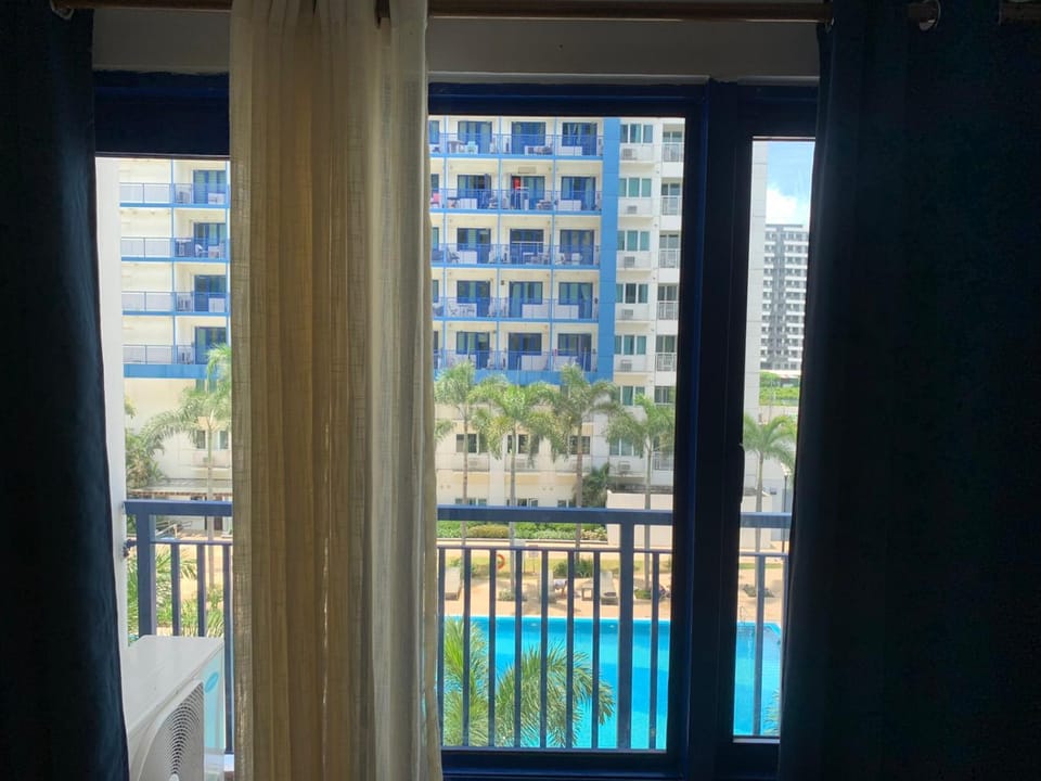 Property building, Day, View (from property/room), Balcony/Terrace, Pool view, Swimming pool