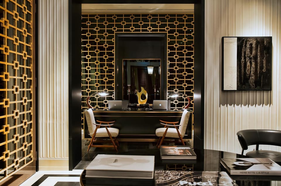 Lobby or reception, Decorative detail
