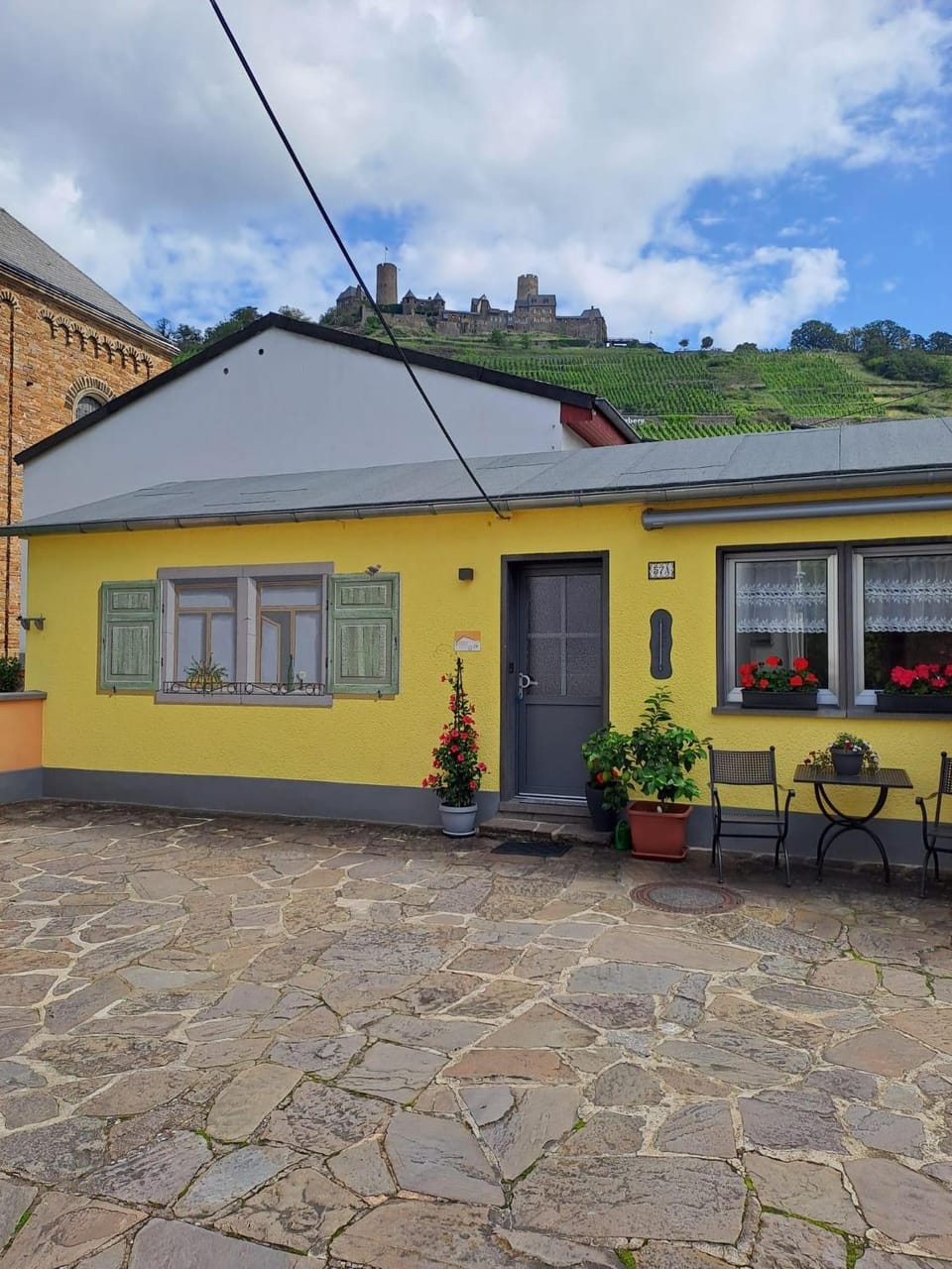 Property building, Patio