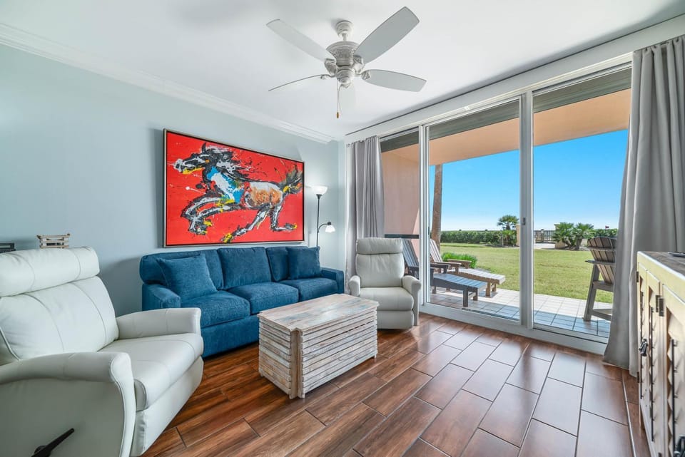 Patio, Living room, Seating area