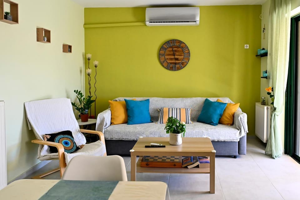 Living room, air conditioner