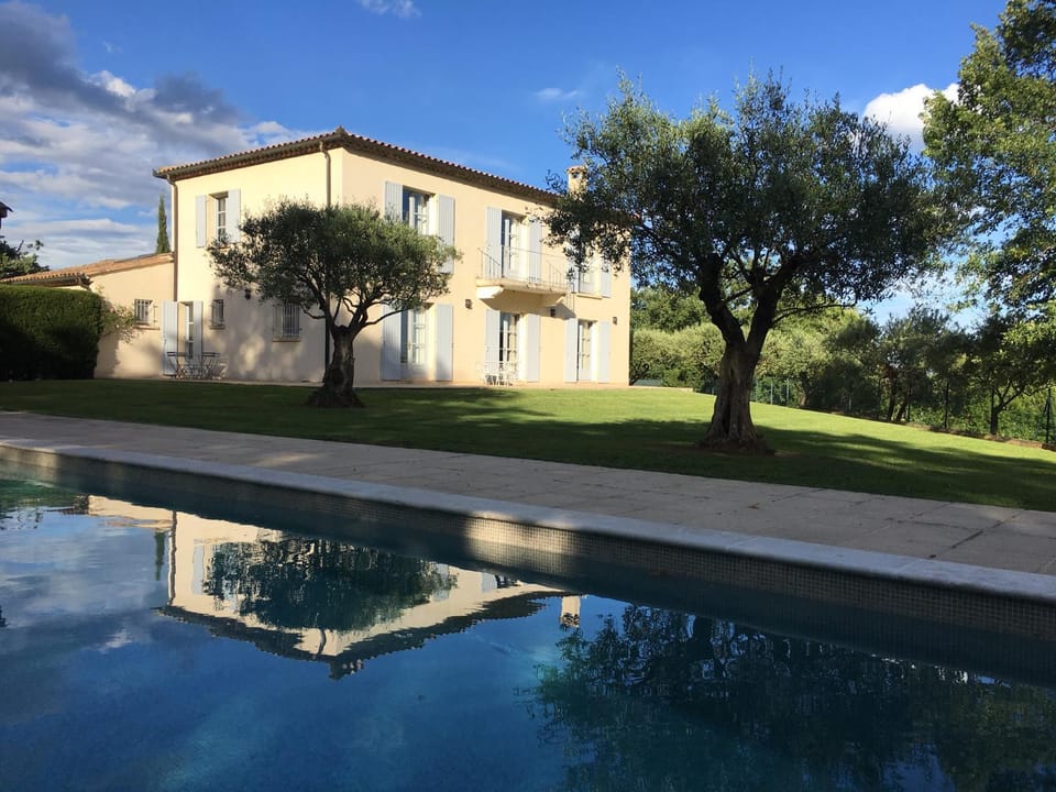Property building, Swimming pool, Sunrise