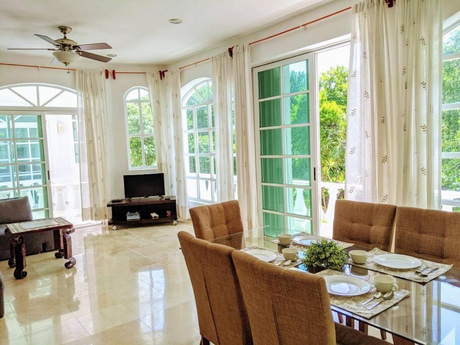 6br 2kitchen walk to Beach 5th, Pool Roof 16limit Apartment in Playa del Carmen