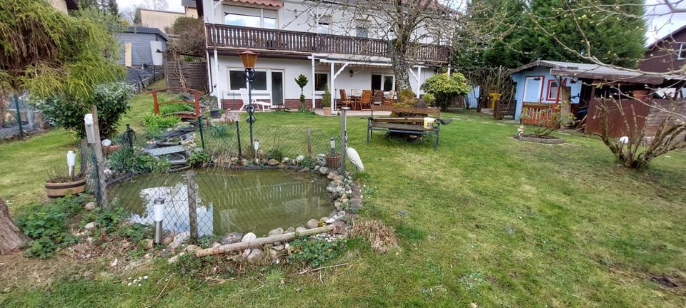 Property building, Garden, Garden view