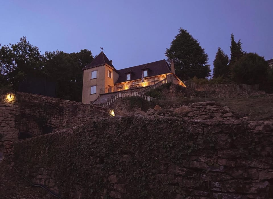 Property building, Night, Natural landscape