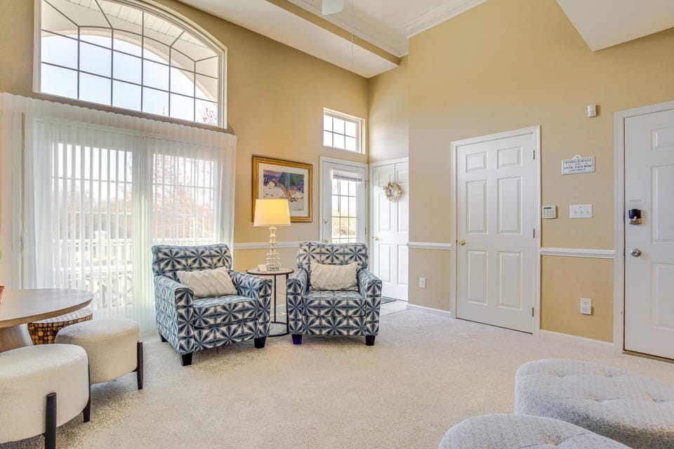 Deck, Balcony: Scenic Ocean View Beach Getaway! House in Sussex County
