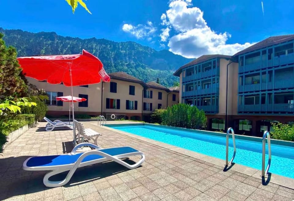 Lake view, Pool view, Swimming pool, sunbed