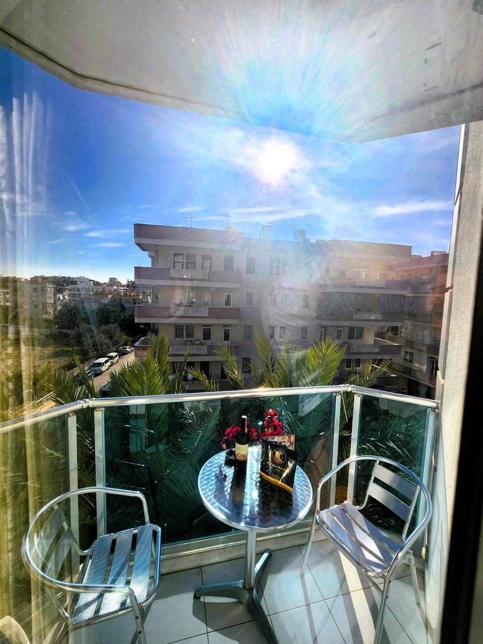 Patio, Day, View (from property/room), Balcony/Terrace, Kitchen or kitchenette, Living room, Seating area