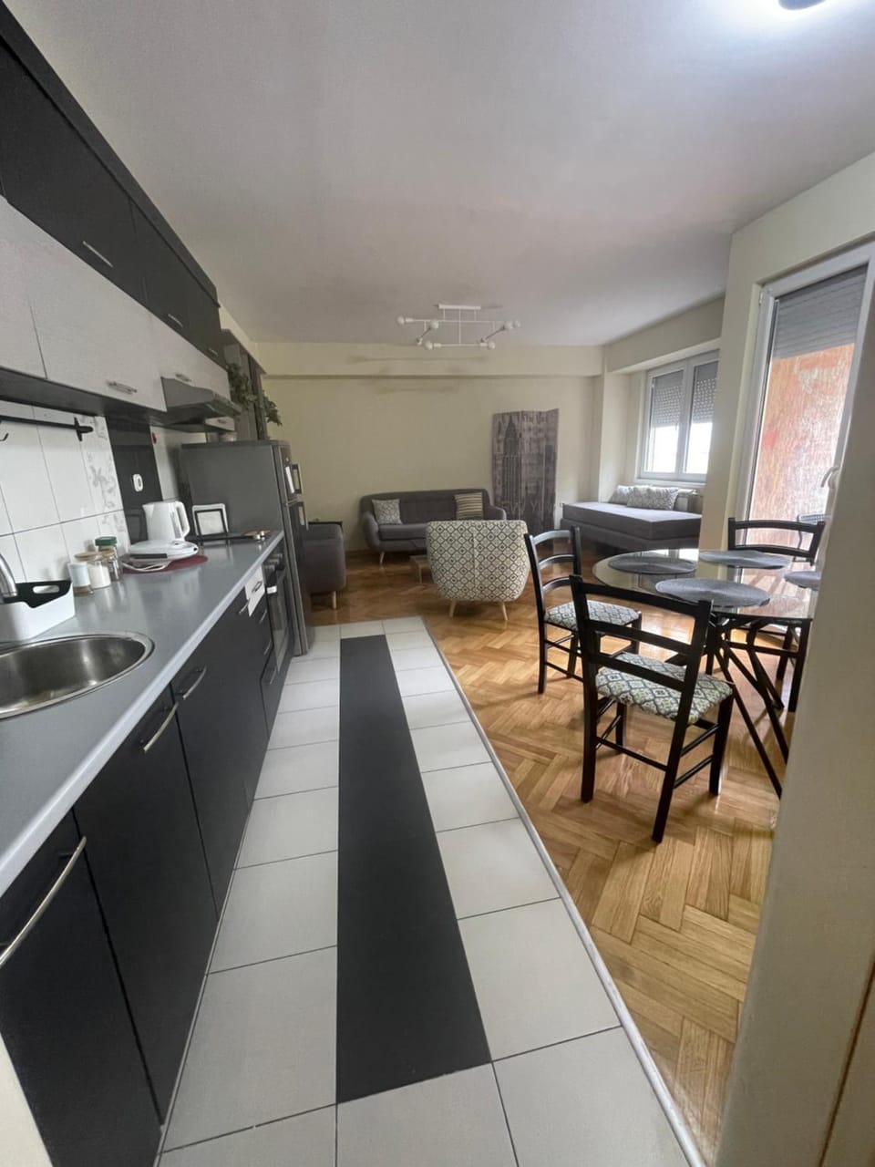Living room, Seating area, Dining area