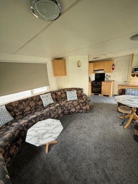 Living room, hair dresser