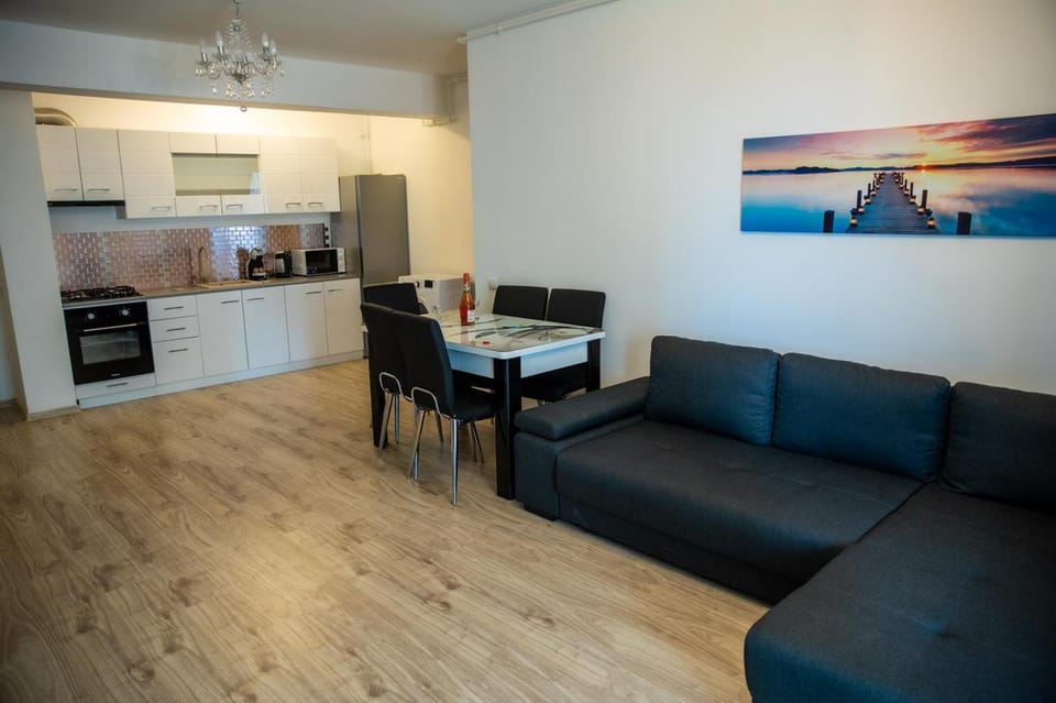 Kitchen or kitchenette, Living room, Seating area, Dining area, oven, pet friendly, stove