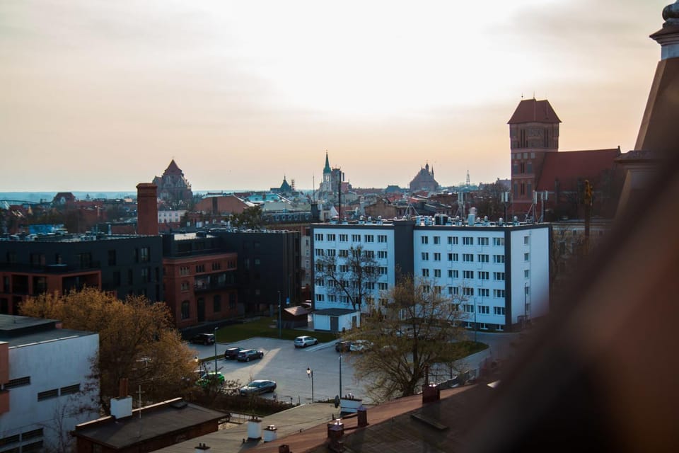 City view, Sunset
