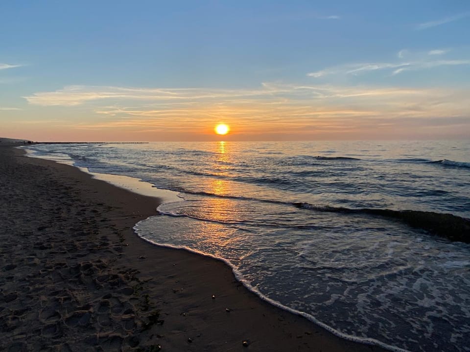 Natural landscape, Beach, Hiking, Sunset