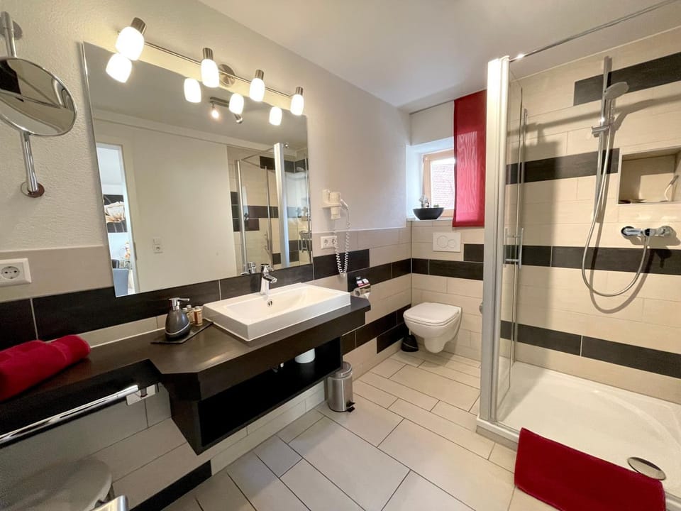 Bathroom, Living room