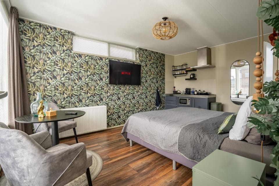 The Jungle - duo studio with kingsize terrace Apartment in Groningen