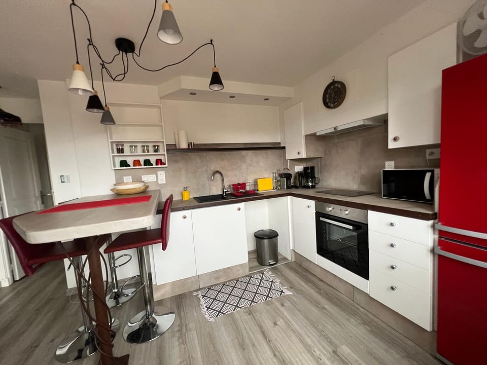 Dining area, oven, stove, kitchen