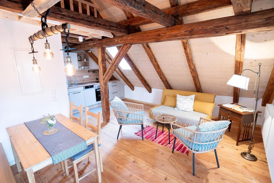 Kitchen or kitchenette, Living room, Dining area