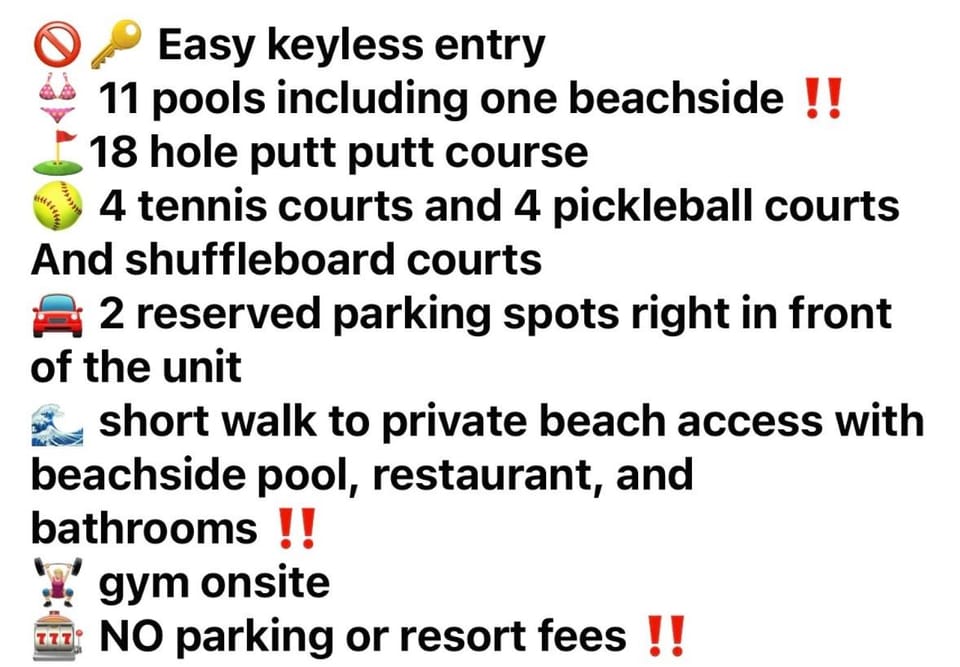 Desirable Pet Friendly Resort, 3 minute walk to the Beach, Beachside Pool & Restaurant Message for Snow Bird Rates House in Panama City Beach