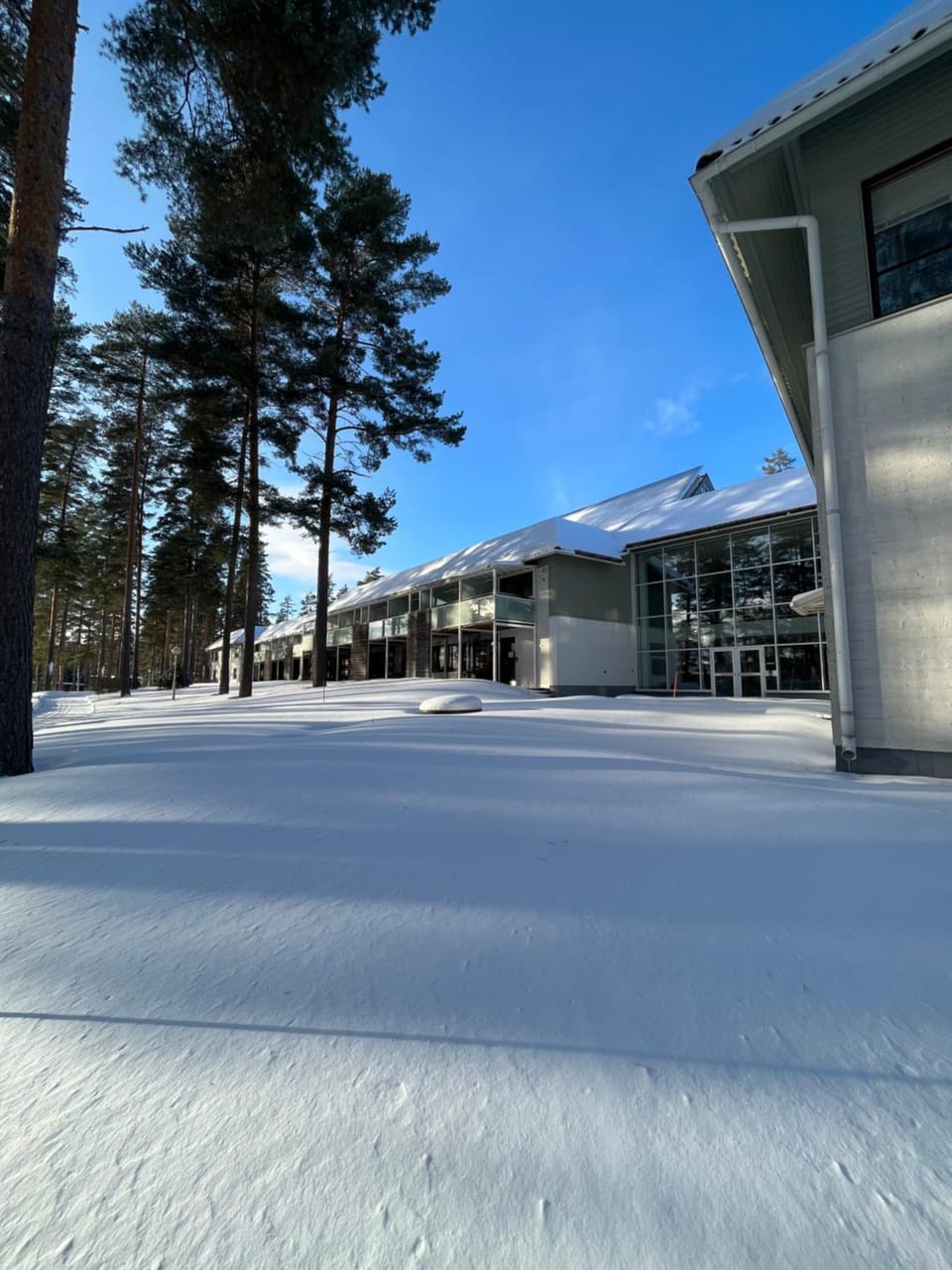 Property building, Natural landscape, Winter
