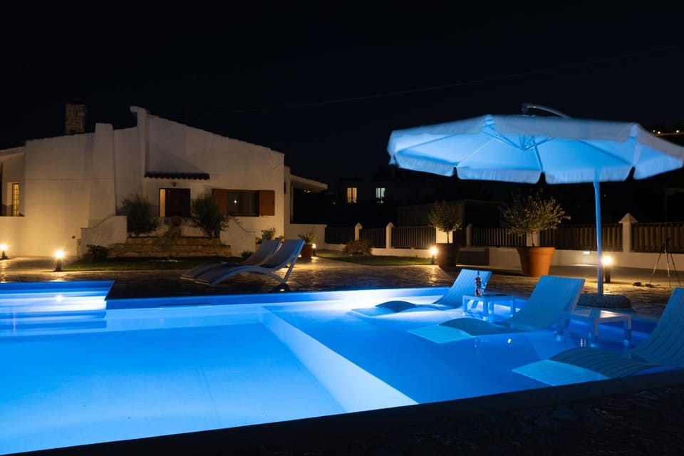 Night, Swimming pool