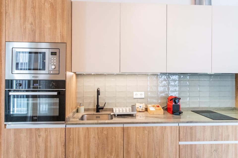 Kitchen or kitchenette, Food and drinks, minibar, pet friendly, stove, toaster