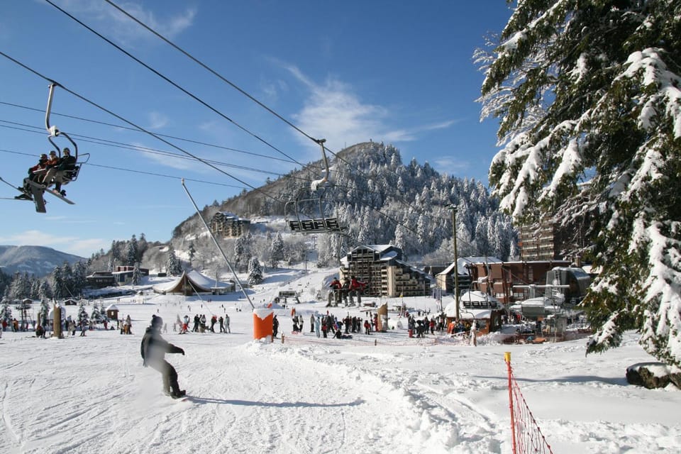 Winter, Minigolf, Ski School, Skiing, Mountain view