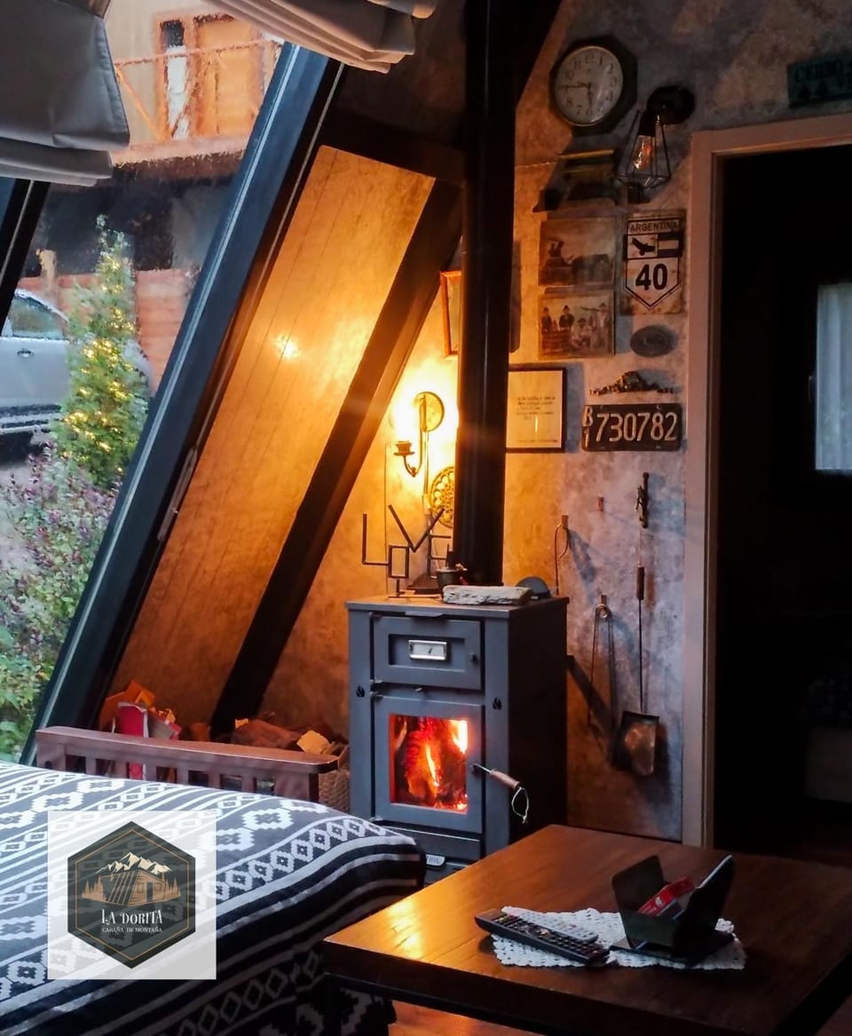 Living room, fireplace