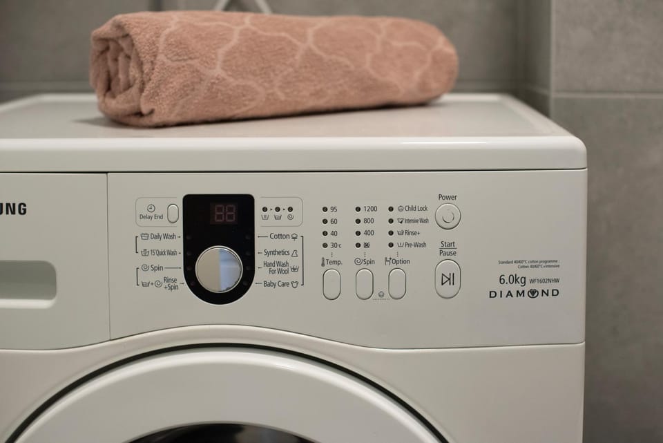 Bathroom, washing machine