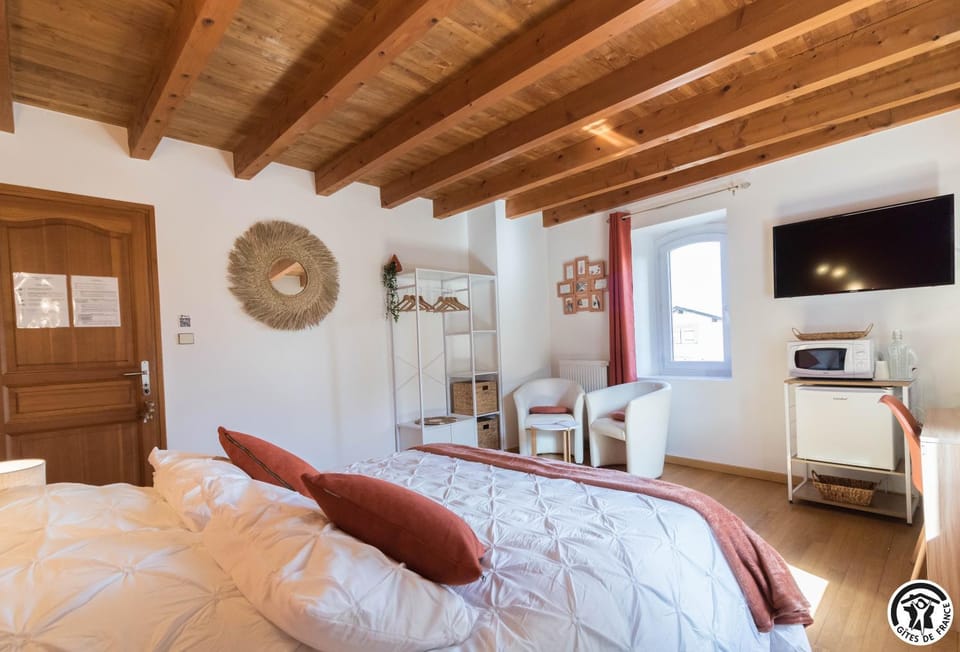 Bed, TV and multimedia, Photo of the whole room, Bedroom, minibar