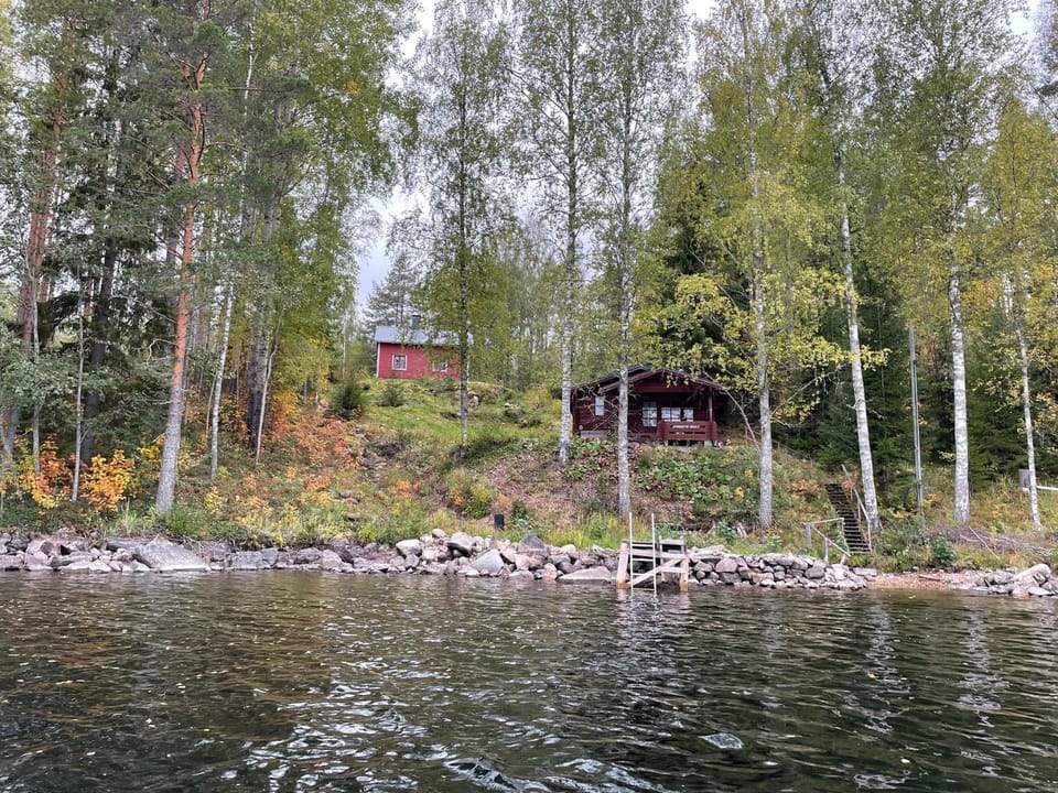 Property building, Natural landscape, Sauna