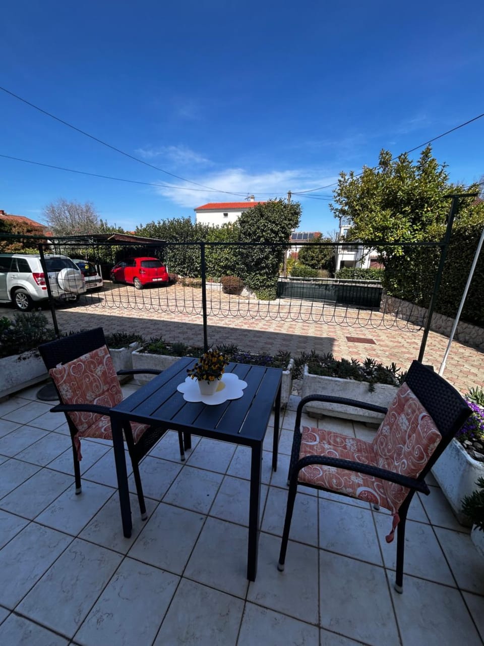 Patio, Day, View (from property/room), Balcony/Terrace, Seating area, Quiet street view