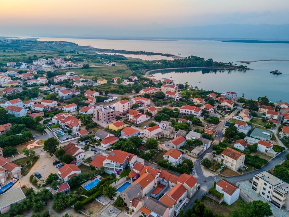 Property building, Natural landscape, Location, Sunset