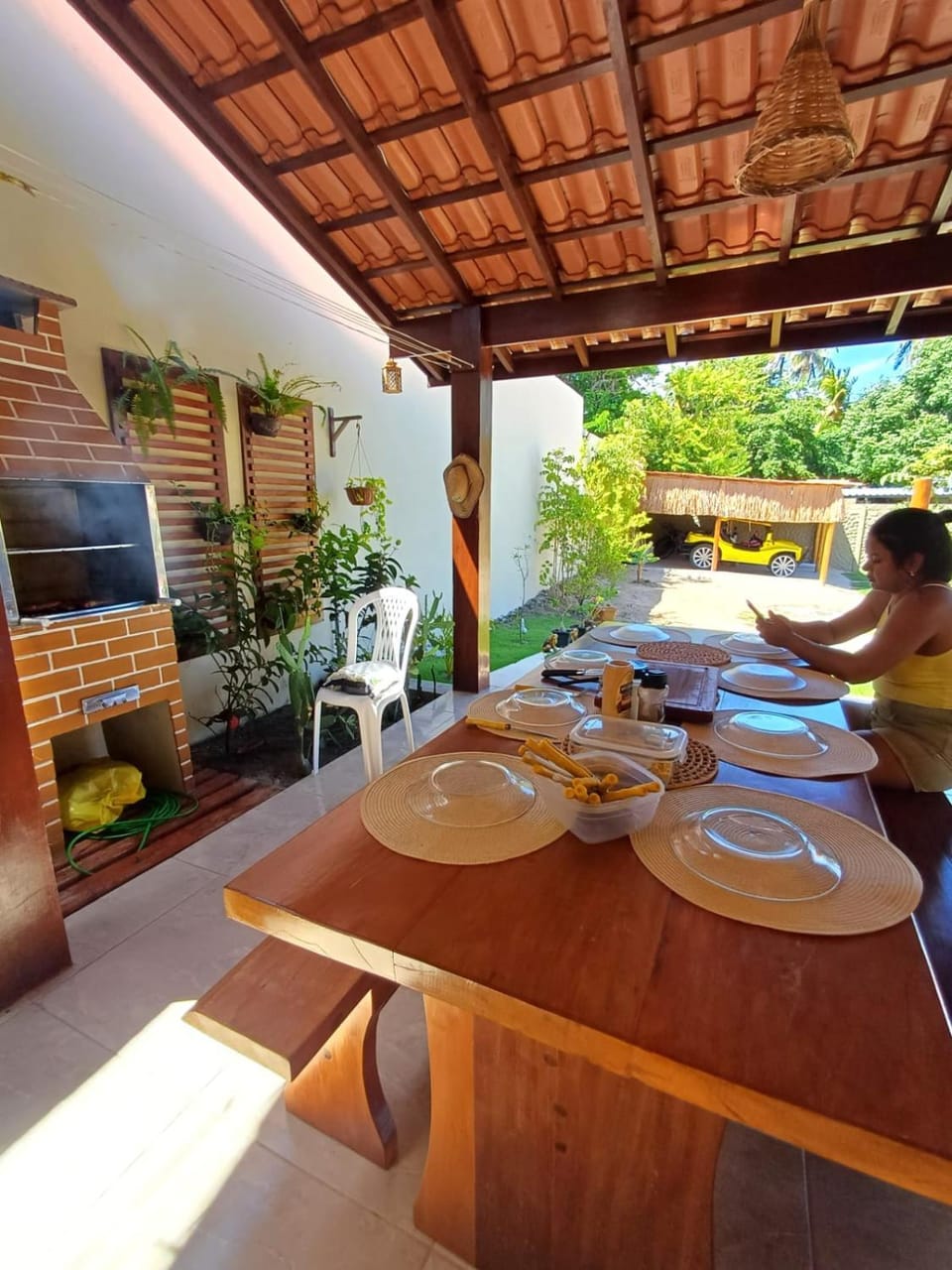 Patio, View (from property/room), Food and drinks, Seating area, Dining area, Evening entertainment