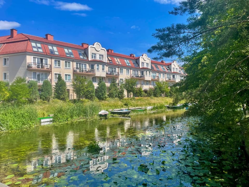 Nowoczesny Apartament z widokiem na rzekę i jezioro Apartment in Poland