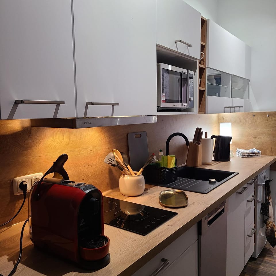 Kitchen or kitchenette, kitchen