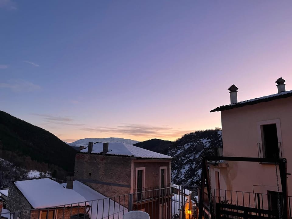 Property building, Natural landscape, Sunset