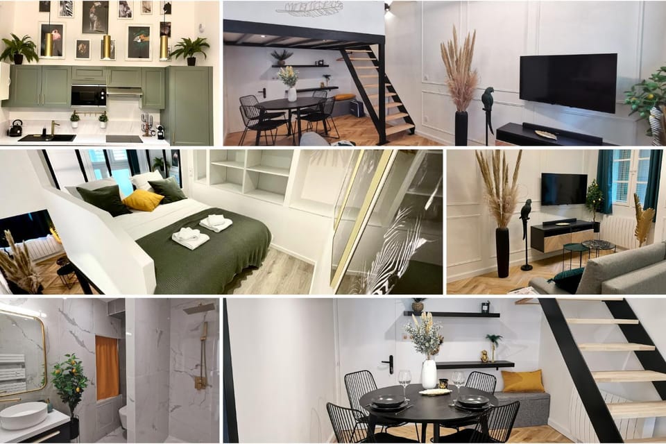 Kitchen or kitchenette, Living room