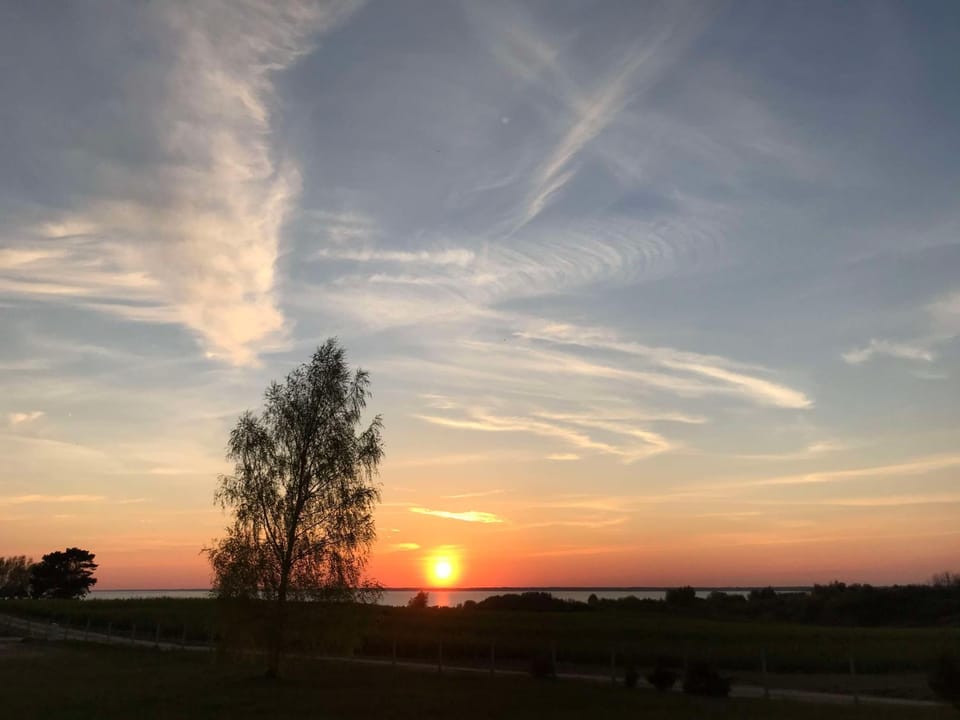 Natural landscape, Hiking, Sunset